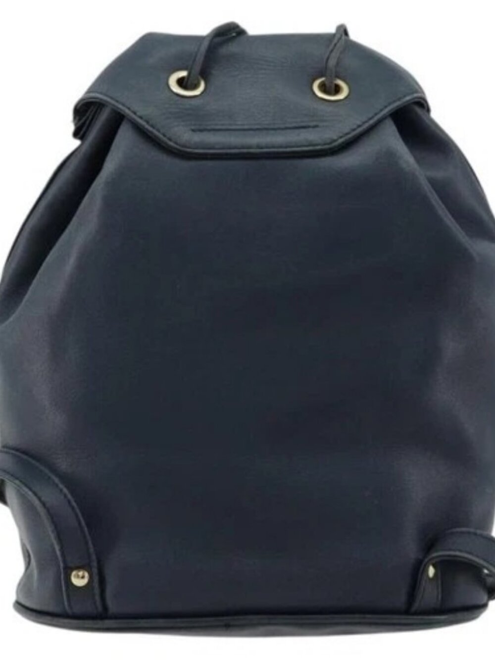 Christian Dior Backpack Leather Gold Blue Auth ka4344 - Picture 2 of 16
